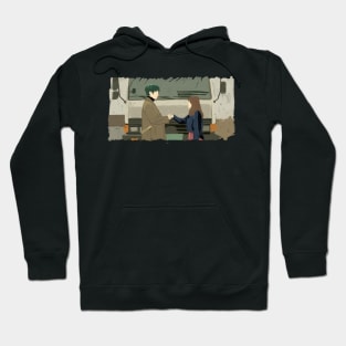 The almost got hit by the truck scene Hoodie